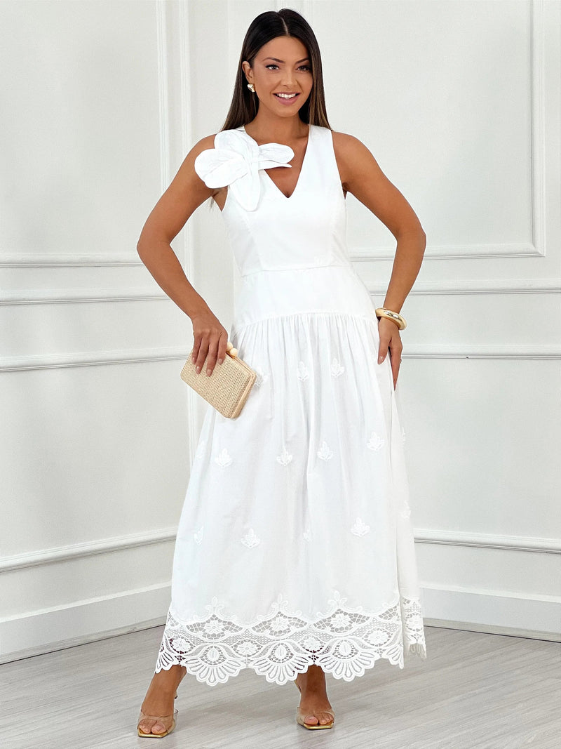 VESTIDO LONGO FLOWER