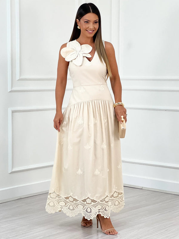 VESTIDO LONGO FLOWER