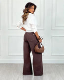 CALÇA BRUNA DELACROIX